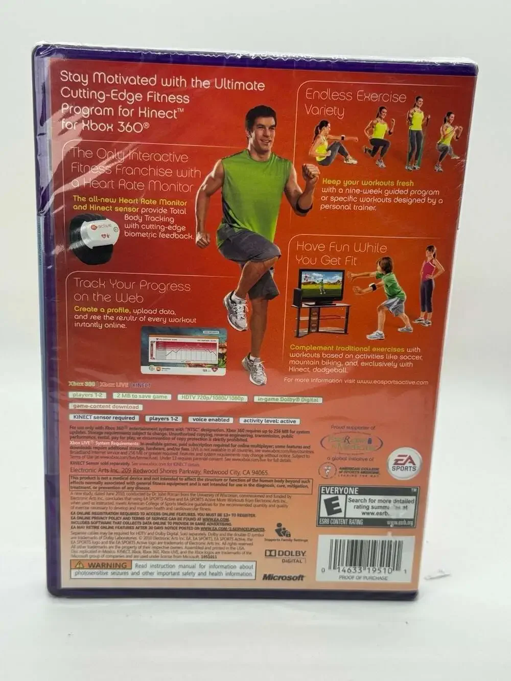 EA Sports Active 2 Personal Trainer Xbox 360 Kinect Game SEALED
